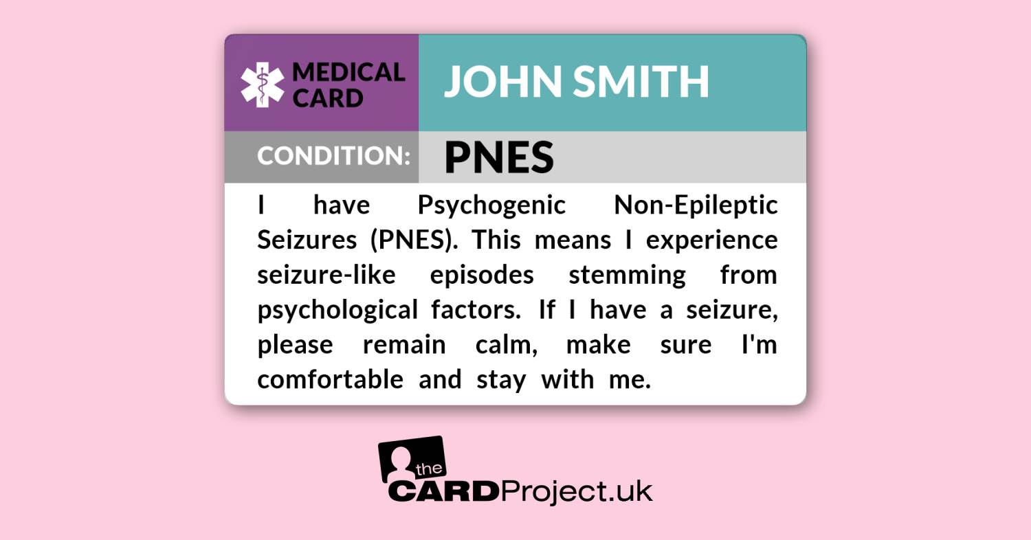 PNES Medical ID Card  (FRONT)